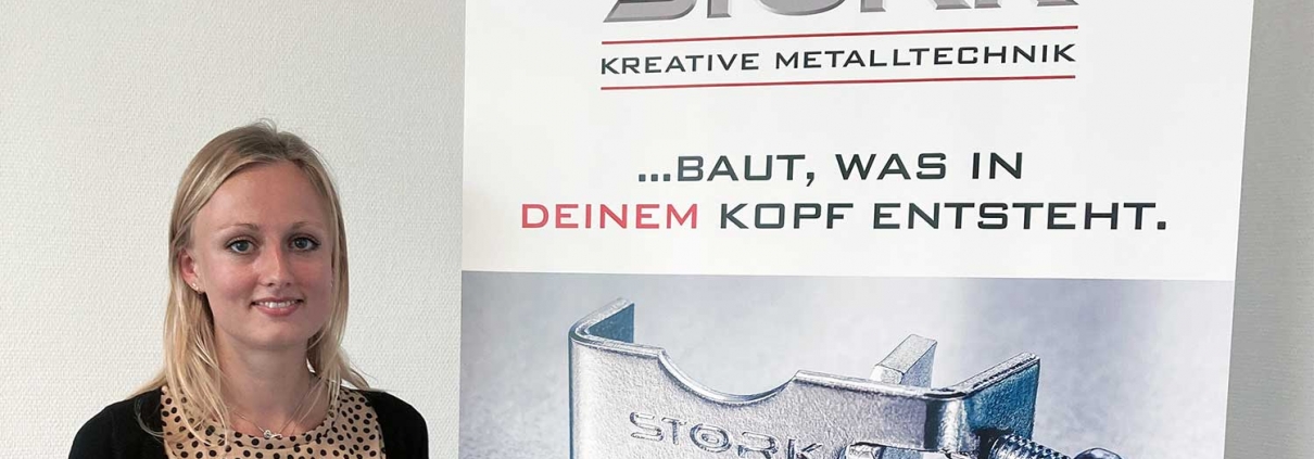 Stork | Kreative Metalltechnik | News | Stefanie Heitmann | Betriebswirtin