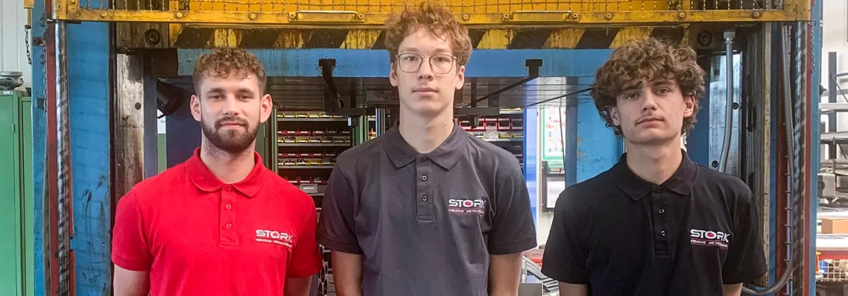 Stork | Kreative Metalltechnik | News | Ausbildungsstart 2025
