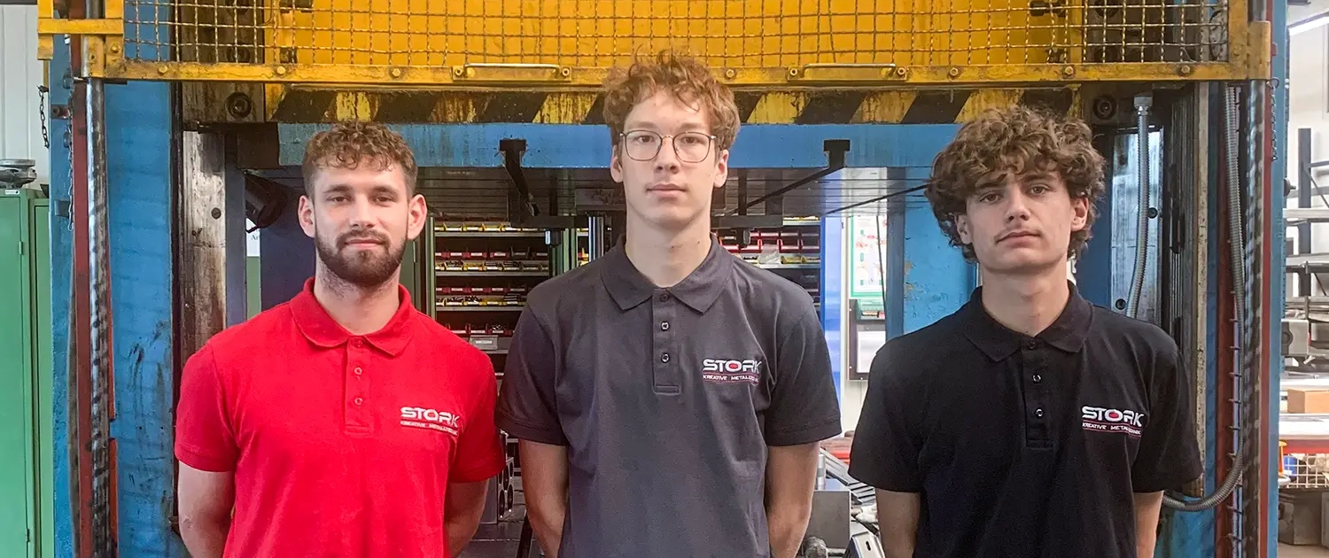 Stork | Kreative Metalltechnik | News | Ausbildungsstart 2025